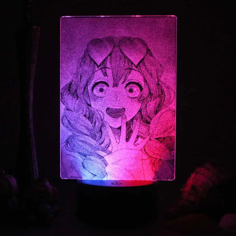 3D LED Night Light with Colorful Acrylic Design