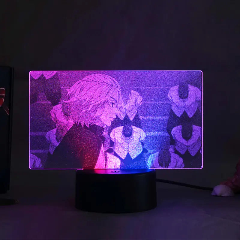 3D LED Night Light with Colorful Acrylic Design