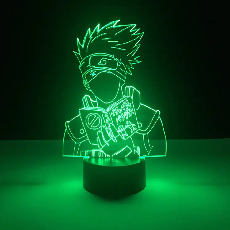 Naruto Kakashi LED 3D Night Light for Bedroom