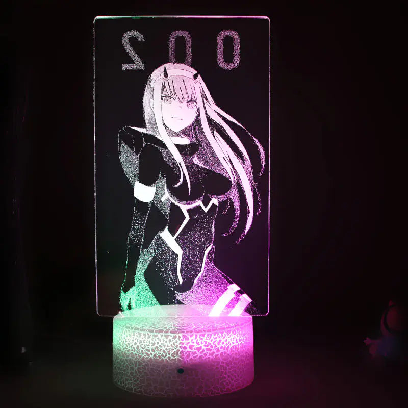 3D LED Night Light with Colorful Acrylic Design