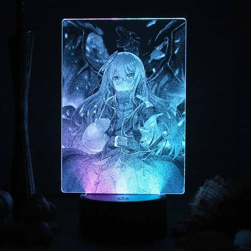 3D LED Night Light with Colorful Acrylic Design