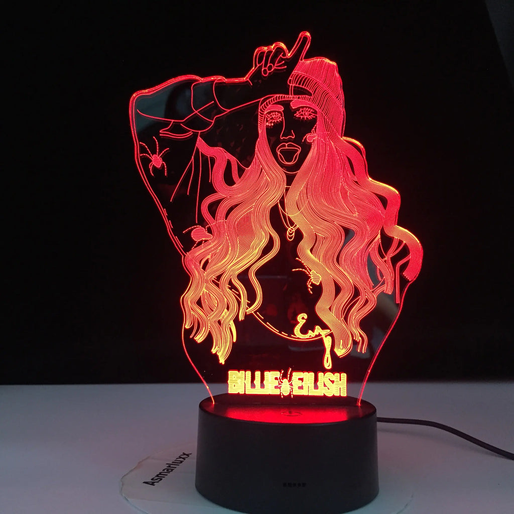 Colorful Touch Control LED 3D Visual Night Light