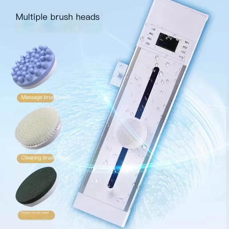 Wall-Mounted Electric Bath Brush for Easy Scrubbing