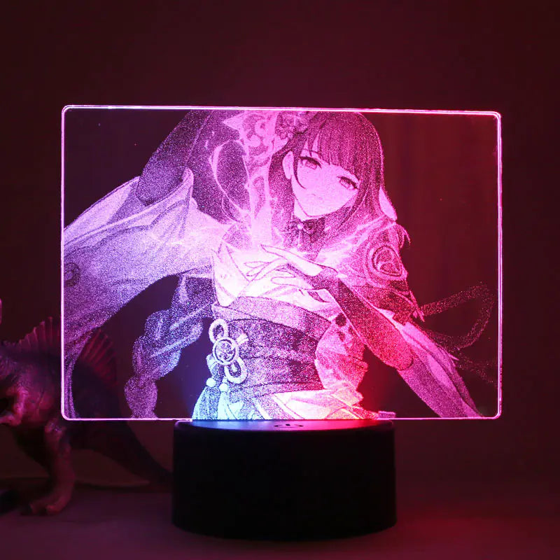 3D LED Night Light with Colorful Acrylic Design