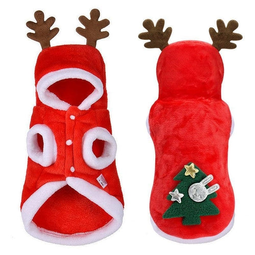 Cozy Flannel Elk Christmas Costume For Pets