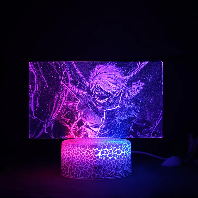 3D LED Night Light with Colorful Acrylic Design