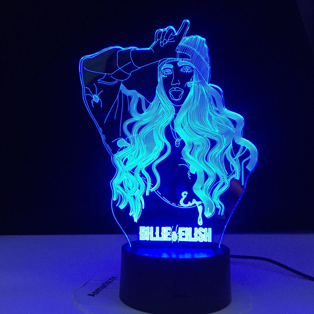 Colorful Touch Control LED 3D Visual Night Light