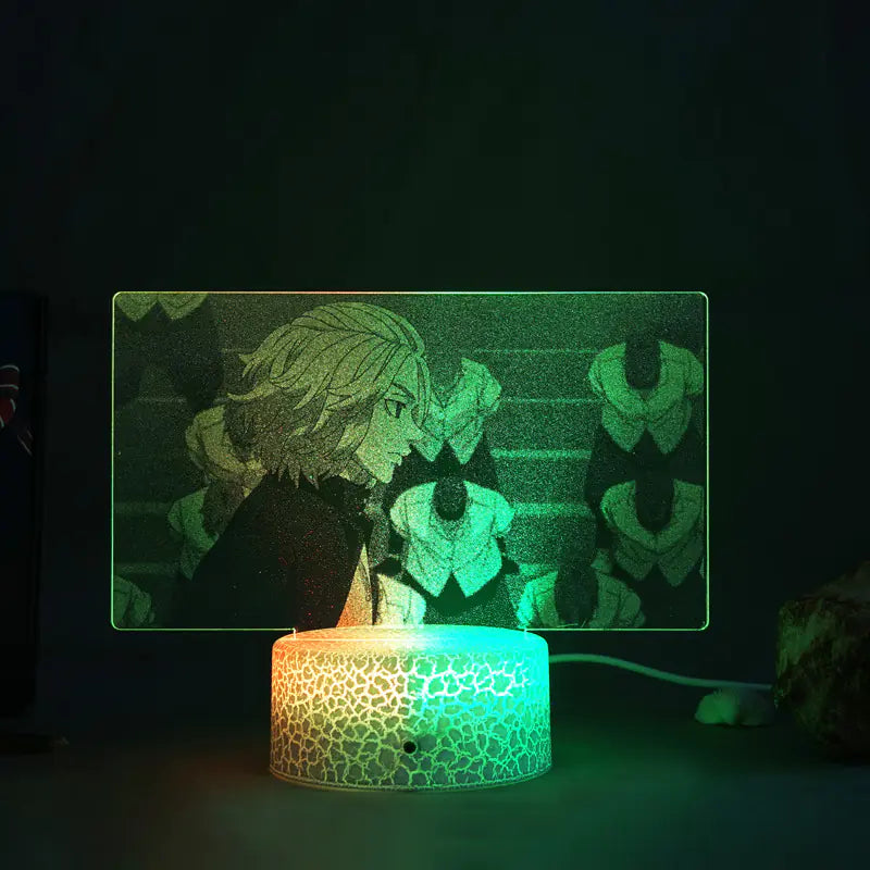 3D LED Night Light with Colorful Acrylic Design