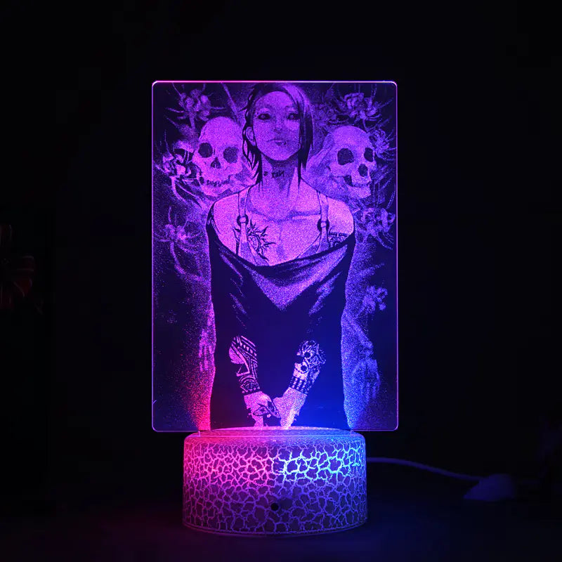 3D LED Night Light with Colorful Acrylic Design