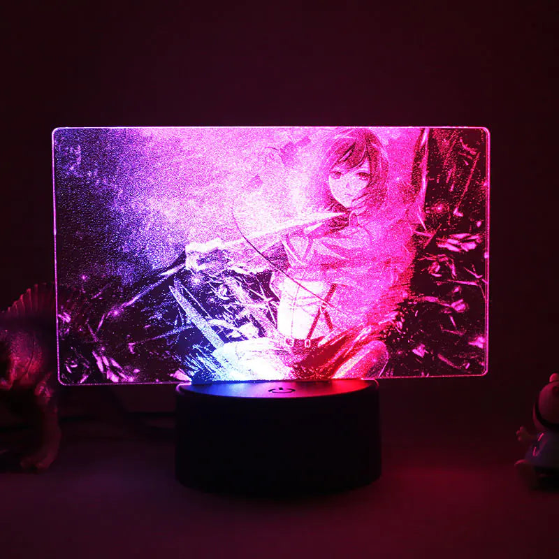 3D LED Night Light with Colorful Acrylic Design