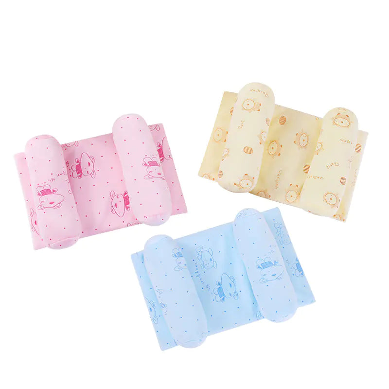 Adjustable Baby Head Shaping Pillow with Cartoon Design