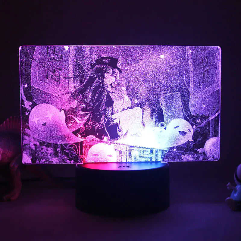 3D LED Night Light with Colorful Acrylic Design