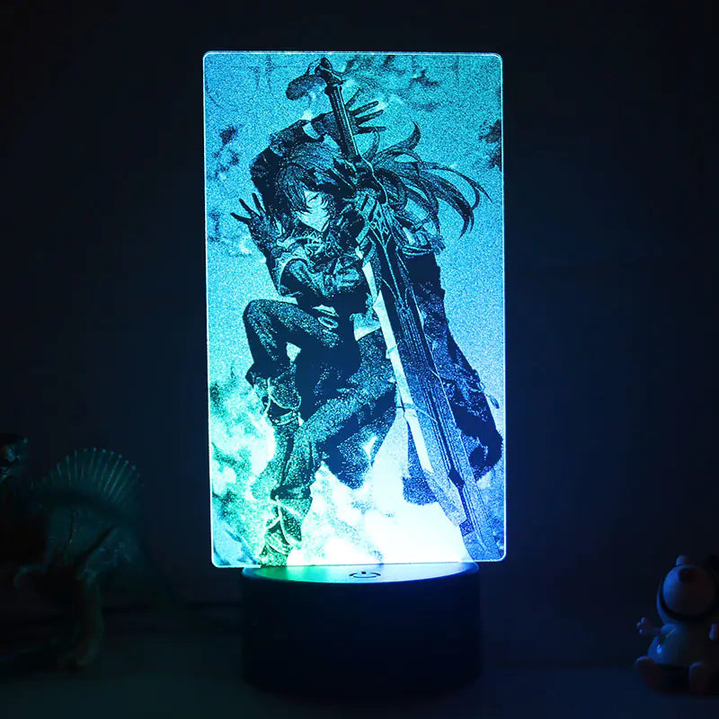 3D LED Night Light with Colorful Acrylic Design