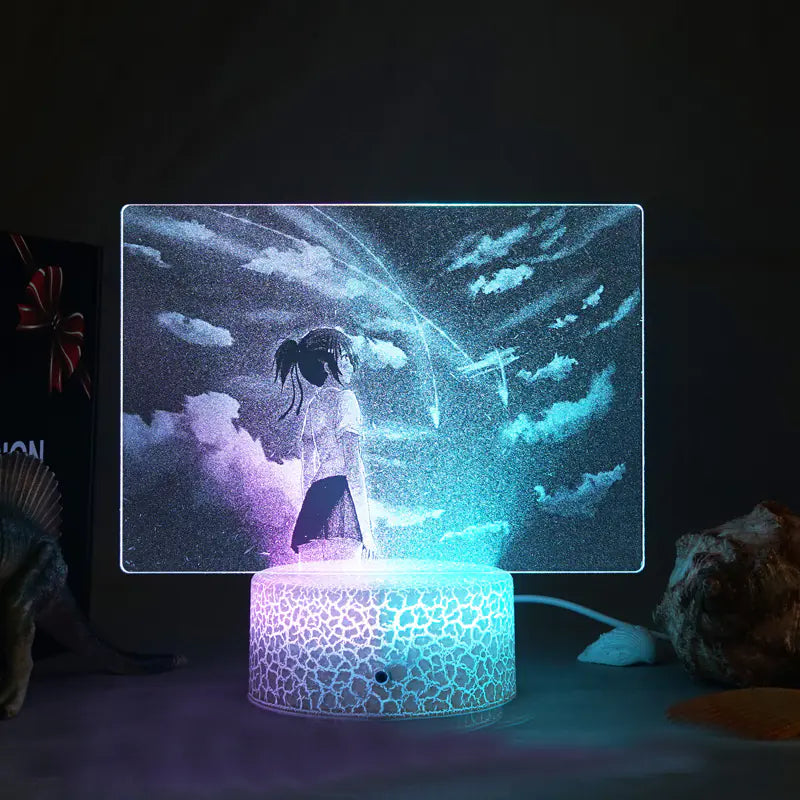 3D LED Night Light with Colorful Acrylic Design