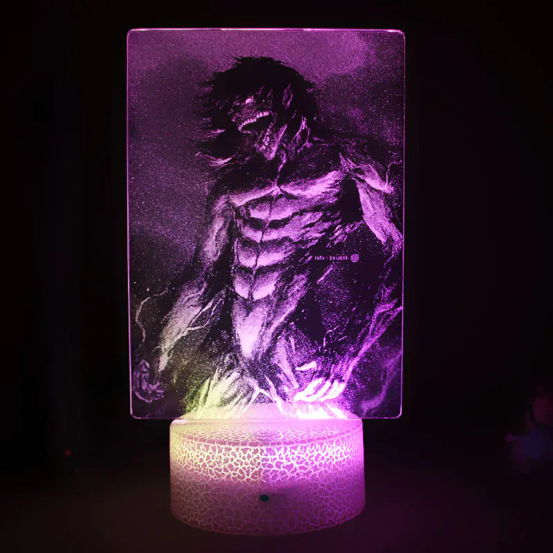 3D LED Night Light with Colorful Acrylic Design